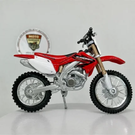 Honda CRF 450R Maket Motor – 1:18 Burago Diecast Kırmızı - görsel 2