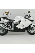 BMW K1300S Beyaz 1:10 Diecast Lisanslı Motosiklet Model – 22 cm Koleksiyonluk Maket Motosiklet - Görsel 2