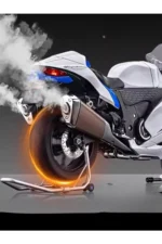 Suzuki Hayabusa GSX R1300 Maket Motor - 1:6 Işıklı Dumanlı