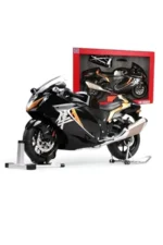 Suzuki Hayabusa GSX R1300 Maket Motor - 1:6 Siyah Gold Işıklı