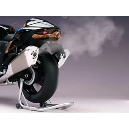 Suzuki Hayabusa GSX R1300 Maket Motor – 1:6 Siyah Gold Işıklı - görsel 2