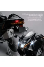 Suzuki Hayabusa GSX R1300 Maket Motor - 1:6 Siyah Gold Işıklı - Görsel 3