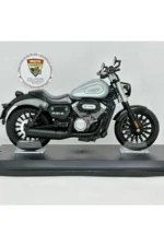 Benda Chinchilla Maket Motor - 1:12 Işıklı Sesli Gri Cruiser - Görsel 2