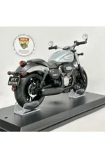 Benda Chinchilla Maket Motor - 1:12 Işıklı Sesli Gri Cruiser - Görsel 3