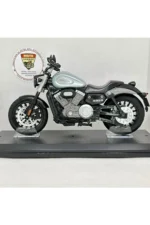 Benda Chinchilla Maket Motor - 1:12 Işıklı Sesli Gri Cruiser - Görsel 5
