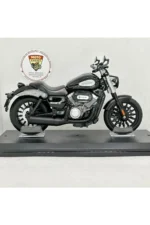 Siyah Benda Chinchilla Maket Motor - 1:12 Işıklı Sesli Cruiser - Görsel 2