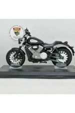 Siyah Benda Chinchilla Maket Motor - 1:12 Işıklı Sesli Cruiser - Görsel 5