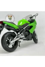 Kawasaki Ninja 650R Maket Motor - 1:10 Diecast Yeşil Siyah - Görsel 3