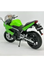 Kawasaki Ninja 650R Maket Motor - 1:10 Diecast Yeşil Siyah - Görsel 4