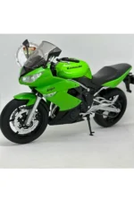 Kawasaki Ninja 650R Maket Motor - 1:10 Diecast Yeşil Siyah - Görsel 6