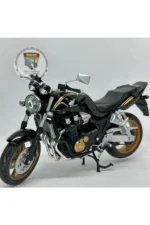 Honda CB1300F Maket - 1:12 Siyah Gold Diecast Model - Görsel 6