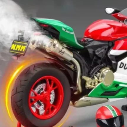 Ducati Panigale 1199 Maket - 1:9 Işıklı Dumanlı Efektli