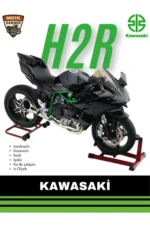 Kawasaki Ninja H2R Maket - 1:6 Işıklı Sesli Dumanlı