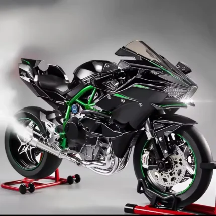 Kawasaki Ninja H2R Maket – 1:6 Işıklı Sesli Dumanlı - görsel 2