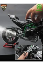 Kawasaki Ninja H2R Maket – 1:6 Işıklı Sesli Dumanlı - görsel 3