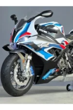 Işıklı BMW M1000 RR 1:9(25cm) ölçek Diecast Motosiklet Model Oyuncak - Görsel 2