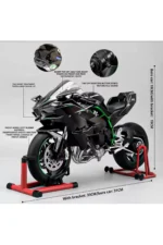 Kawasaki Ninja H2R 1:6 Maket Motor - Işıklı, Sesli, Dumanlı - Görsel 3