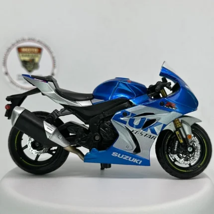 Suzuki GSX-R1000 Ecstar 1:18 Diecast Motosiklet – Metal Model - görsel 2