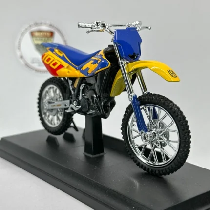 Husqvarna CR125 Maket Motor - 1:18 Welly Diecast Off-Road
