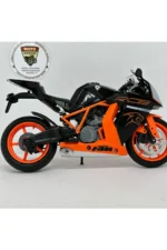KTM RC8 Maket - 1:12 Ölçek Siyah Turuncu Diecast Model - Görsel 2