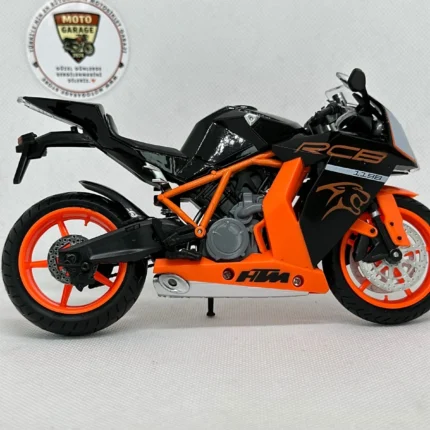 KTM RC8 Maket – 1:12 Ölçek Siyah Turuncu Diecast Model - görsel 2