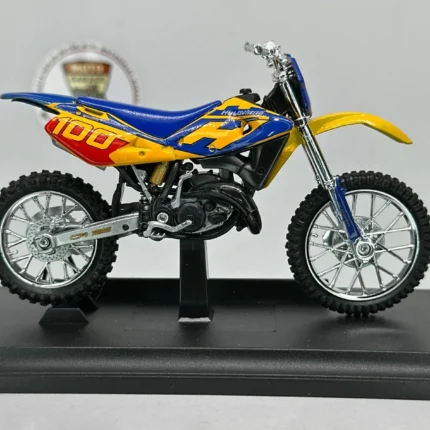 Husqvarna CR125 Maket Motor – 1:18 Welly Diecast Off-Road - görsel 2