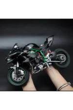 Kawasaki Ninja H2R 1:6 Maket Motor - Işıklı, Sesli, Dumanlı - Görsel 4