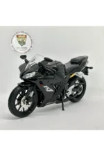Yamaha YZF R1 1:12 Diecast Maket Motor – Siyah Metal Model Motosiklet - Görsel 6