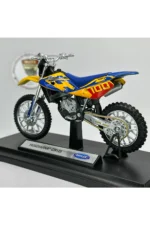 Husqvarna CR125 Maket Motor - 1:18 Welly Diecast Off-Road - Görsel 4