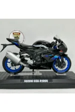 Suzuki GSX-R1000 1:12 Diecast Stantsız Model Motosiklet Siyah - Görsel 2