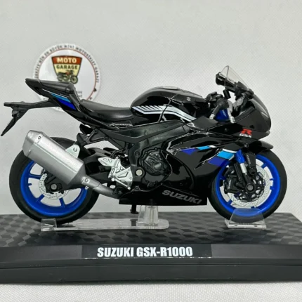 Suzuki GSX-R1000 1:12 Diecast Stantsız Model Motosiklet Siyah - görsel 2