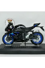 Suzuki GSX-R1000 1:12 Diecast Stantsız Model Motosiklet Siyah - Görsel 5