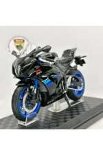 Suzuki GSX-R1000 1:12 Diecast Stantsız Model Motosiklet Siyah - Görsel 6
