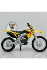 Suzuki RM-Z450 1:18 Diecast Motocross Model – Orjinal Lisanslı Bburago Metal Maket Motosiklet - Görsel 2