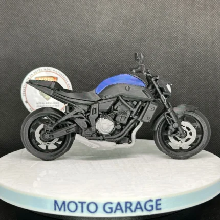 Renkli Baskı Kişiye Özel Dekoratif Model Motosiklet - görsel 3