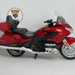 2020 Honda Goldwing Kırmızı 1:12 Diecast Motosiklet Model - Görsel 2