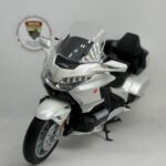 Honda Goldwing Maket - 1:12 Welly Beyaz Touring Serisi - Görsel 6