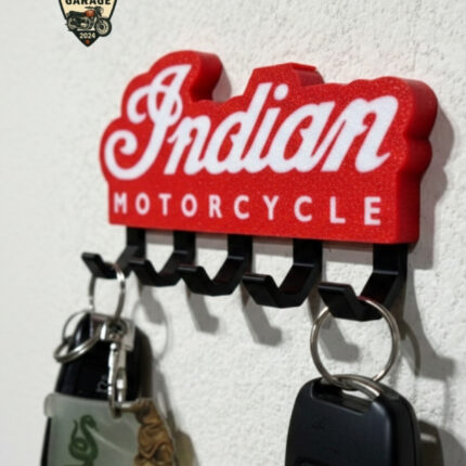 Indian Motorcycle Anahtar Askısı – Retro 3D Tasarım - görsel 2