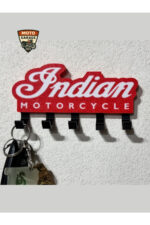 Indian Motorcycle Anahtar Askısı - Retro 3D Tasarım - Görsel 3
