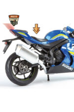 Suzuki GSX-R1000 Maket - 1:9 Ölçek Işıklı Lacivert Model - Görsel 2
