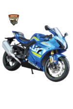 Suzuki GSX-R1000 Maket - 1:9 Ölçek Işıklı Lacivert Model - Görsel 3