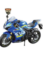Suzuki GSX-R1000 Maket - 1:9 Ölçek Işıklı Lacivert Model - Görsel 4