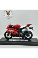 Yamaha R6 Maket - 1:18 Diecast Model Motosiklet - Görsel 5