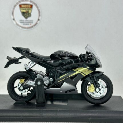 Yamaha R6 Maket – 1:18 Siyah Altın Alloy Models - görsel 2