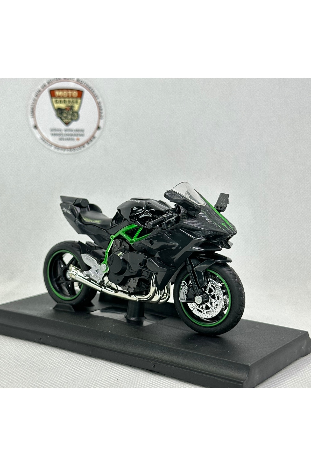 1_org_zoom-214.jpg Kawasaki H2R Maket - 1:18 Diecast Siyah Yeşil Model