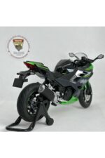 Kawasaki Ninja 400 1:12 Diecast Sesli Işıklı Motosiklet Modeli - Yeşil Siyah - Görsel 3