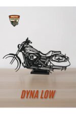 Harley Dyna Low Rider Masa Dekoru – Motor Tutkunlarına Özel Motosiklet Silüeti