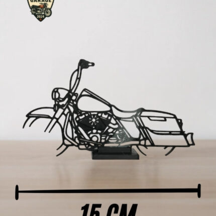 Harley Road King Masa Dekoru – Klasik Cruiser Motor Figürü/Silüeti - görsel 2