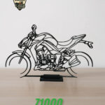 Kawasaki Z1000 Masa Dekoru – Naked Motor Figürü - Motosiklet Silüeti
