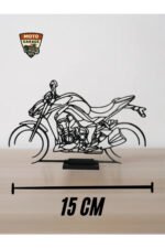 Kawasaki Z1000 Masa Dekoru – Naked Motor Figürü - Motosiklet Silüeti - Görsel 2